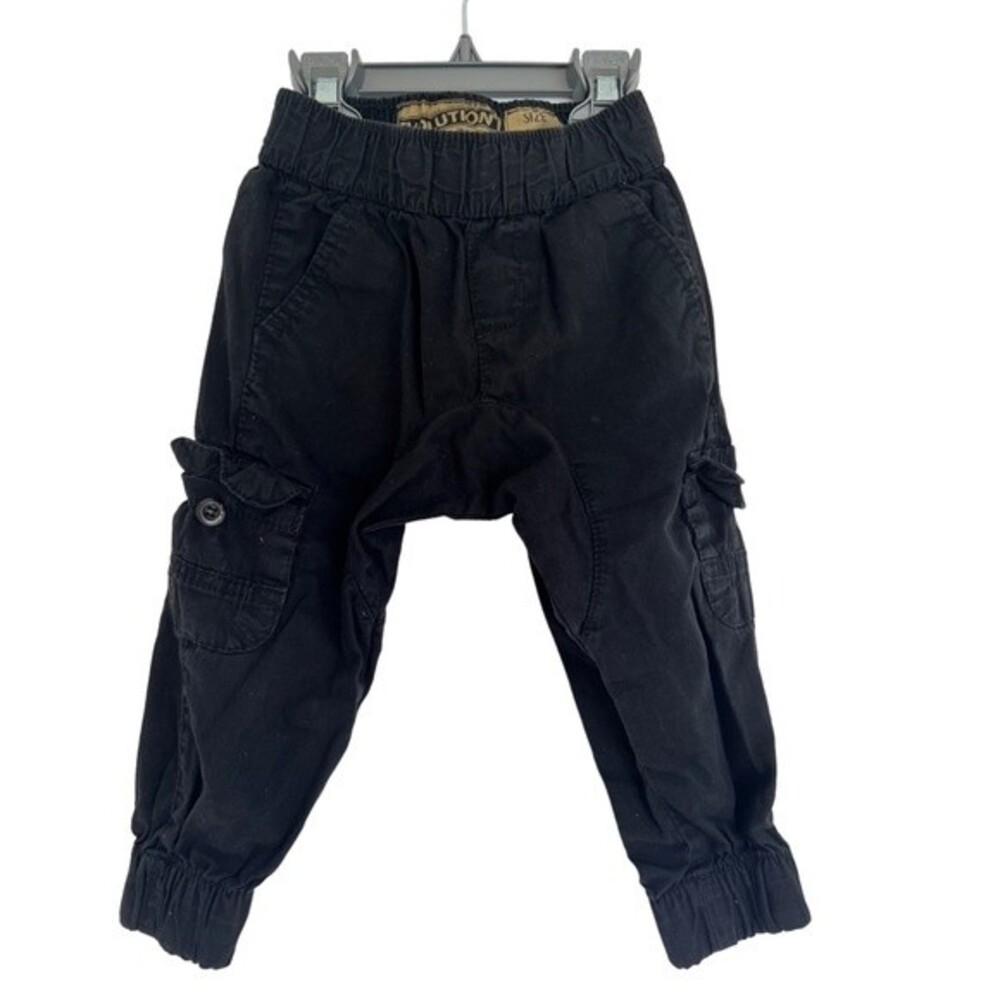 Evolution | Vintage Evolution Black Cargo Joggers